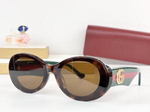 Gucci Double G Oval Luxury Eyewear Sunglasses GG1643 Brown Gucci Double G Oval Luxury Eyewear Sunglasses GG1643 Brown