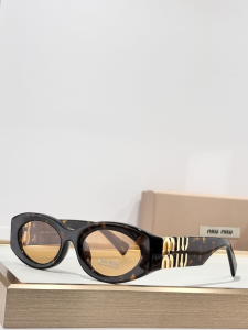 Miu Miu Logo Luxury Eyewear Sunglasses SMU11WS Brown Miu Miu Logo Luxury Eyewear Sunglasses SMU11WS Brown