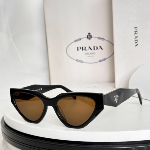 Prada Luxury Eyewear Sunglasses SPRC07V Black Prada Luxury Eyewear Sunglasses SPRC07V Black