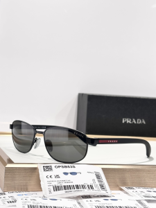 Prada Luxury Eyewear Sunglasses SPSB53S Black Prada Luxury Eyewear Sunglasses SPSB53S Black