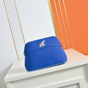 Hermes Bolide Animaux Nattes Case Blue Hermes Bolide Animaux Nattes Case Blue