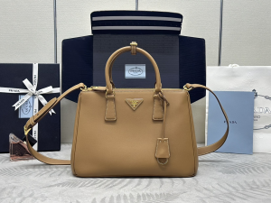 Prada Galleria Large Saffiano Leather Tote Shoulder Bag Tan Prada Galleria Large Saffiano Leather Tote Shoulder Bag Tan