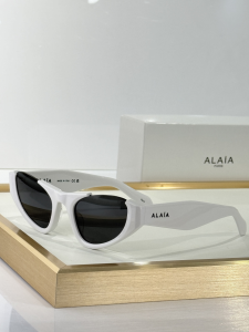Alaia Cat Eye Luxury Eyewear Sunglasses AA0076S White Alaia Cat Eye Luxury Eyewear Sunglasses AA0076S White