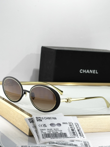 Chanel CC Oval Luxury Eyewear Sunglasses 9578B Black Chanel CC Oval Luxury Eyewear Sunglasses 9578B Black