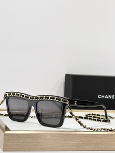 Chanel CC logo Chain Luxury Eyewear Sunglasses CH9144 Black Chanel CC logo Chain Luxury Eyewear Sunglasses CH9144 Black