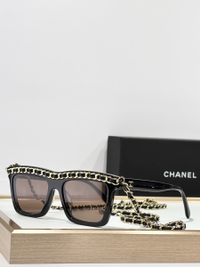 Chanel CC logo Chain Luxury Eyewear Sunglasses CH9144 Black Chanel CC logo Chain Luxury Eyewear Sunglasses CH9144 Black