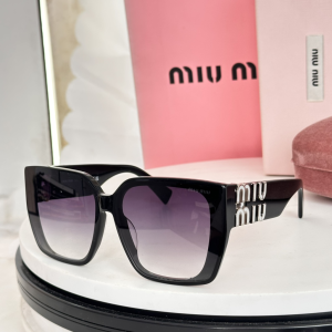 Miu Miu Logo Luxury Eyewear Sunglasses SMU081Z Blue Black Miu Miu Logo Luxury Eyewear Sunglasses SMU081Z Blue Black