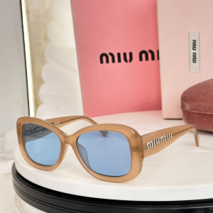 Miu Miu Logo Luxury Eyewear Sunglasses SMU084Z Beige Miu Miu Logo Luxury Eyewear Sunglasses SMU084Z Beige