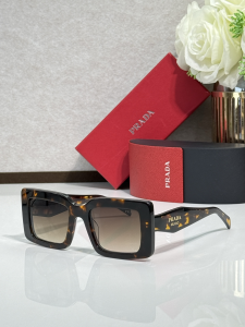 Prada Square Luxury Eyewear Sunglasses OPRD01S Yellow Black Prada Square Luxury Eyewear Sunglasses OPRD01S Yellow Black