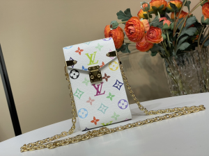 Louis Vuitton LVxTM Phone Pouch Metis White Multicolored Monogram Canvas Louis Vuitton LVxTM Phone Pouch Metis White Multicolored Monogram Canvas