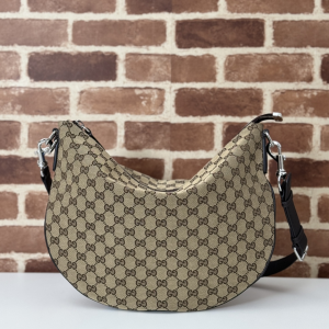 Gucci B Beige GG Canvas Medium Hobo Shoulder Bag Gucci B Beige GG Canvas Medium Hobo Shoulder Bag