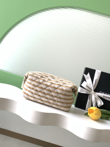 Chanel Zipped Case Beige Light Beige Printed Fabric Chanel Zipped Case Beige Light Beige Printed Fabric