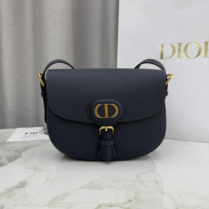 Dior Medium Dior Bobby Shoulder Crossbody Bag Navy Blue Grained Calfskin Dior Medium Dior Bobby Shoulder Crossbody Bag Navy Blue Grained Calfskin