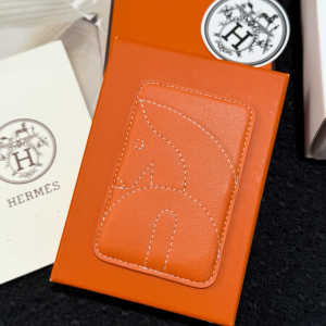 Hermes Elephant MagSafe Card Holder Orange