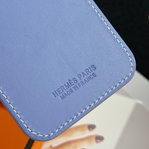Hermes Horse MagSafe Card Holder Blue