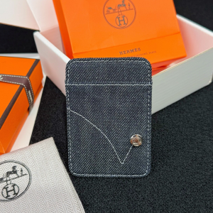 Hermes Jean Patch MagSafe Card Holder Blue