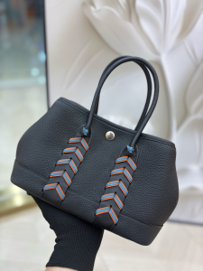 Hermes Neo Garden 23 Bredies Bag Black Togo and Swift Calfskin Hermes Neo Garden 23 Bredies Bag Black Togo and Swift Calfskin