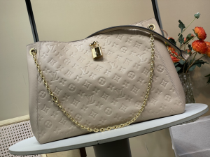 Louis Vuitton Anytime MM Sand Monogram Leather Hobo Shoulder Bag Louis Vuitton Anytime MM Sand Monogram Leather Hobo Shoulder Bag