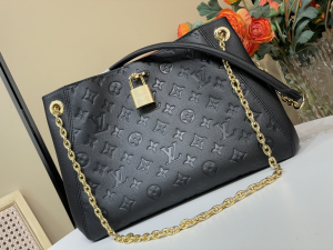 Louis Vuitton Anytime PM Shoulder Bag Black Monogram Cowhide Leather Louis Vuitton Anytime PM Shoulder Bag Black Monogram Cowhide Leather