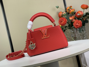 Louis Vuitton LV Lunar New Yearl Capucines East West Mini Bag Red Louis Vuitton LV Lunar New Yearl Capucines East West Mini Bag Red