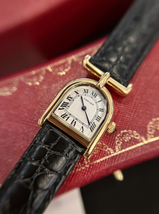Cartier Calandre Wristwatch Black