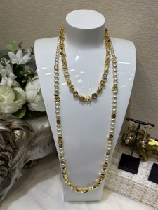 Chanel Vintage Long Pearls Necklaces