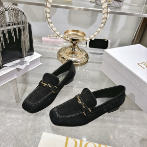 Dior Boy Black Suede Calfskin Leather Loafers Shoes Dior Boy Black Suede Calfskin Leather Loafers Shoes