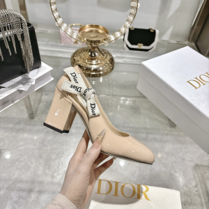 Dior Jadior Beige Patent Calfskin Leather Pumps Shoes 85MM Dior Jadior Beige Patent Calfskin Leather Pumps Shoes 85MM