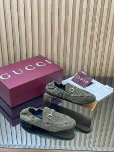 Gucci Jordaan Horsebit Embellished Logo Dark Green Debossed GG Suede Leather Loafers Shoes Gucci Jordaan Horsebit Embellished Logo Dark Green Debossed GG Suede Leather Loafers Shoes