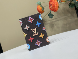 Louis Vuitton Pocket Organizer Wallet Chocolate Monogram Donuts Canvas Louis Vuitton Pocket Organizer Wallet Chocolate Monogram Donuts Canvas