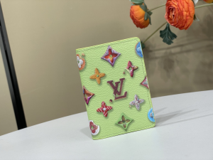 Louis Vuitton Pocket Organizer Wallet Light Green Monogram Donuts Canvas Louis Vuitton Pocket Organizer Wallet Light Green Monogram Donuts Canvas