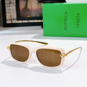 Bottega Veneta Knot Rectangular Luxury Eyewear Sunglasses BV1440S Brown White Bottega Veneta Knot Rectangular Luxury Eyewear Sunglasses BV1440S Brown White