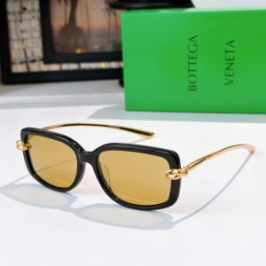 Bottega Veneta Knot Rectangular Luxury Eyewear Sunglasses BV1440S Yellow Black Bottega Veneta Knot Rectangular Luxury Eyewear Sunglasses BV1440S Yellow Black