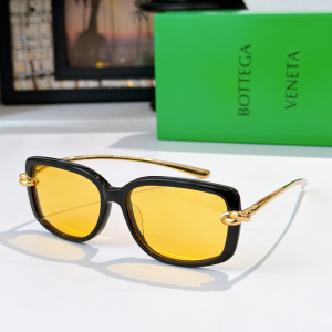 Bottega Veneta Knot Rectangular Luxury Eyewear Sunglasses BV1440S Yellow Black Bottega Veneta Knot Rectangular Luxury Eyewear Sunglasses BV1440S Yellow Black