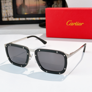 Cartier Santos De Cartier Aviator Luxury Eyewear Sunglasses CT0577S Gray Black Cartier Santos De Cartier Aviator Luxury Eyewear Sunglasses CT0577S Gray Black