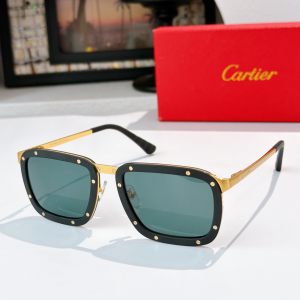 Cartier Santos De Cartier Aviator Luxury Eyewear Sunglasses CT0577S Green Black Cartier Santos De Cartier Aviator Luxury Eyewear Sunglasses CT0577S Green Black