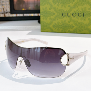 Gucci Frameless Mask Luxury Eyewear Sunglasses GG2174S Blue White Gucci Frameless Mask Luxury Eyewear Sunglasses GG2174S Blue White