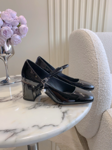 Jimmy Choo Aren Pearl Charm Mary Janes Black Leather Pumps Shoes 70MM Jimmy Choo Aren Pearl Charm Mary Janes Black Leather Pumps Shoes 70MM