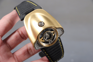 Azimuth Gran Turismo Mens Automatic Watch Yellow Gold Black Leather Azimuth Gran Turismo Mens Automatic Watch Yellow Gold Black Leather