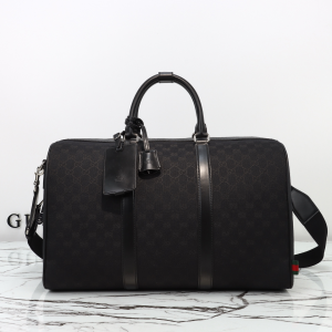 Gucci Large Ophidia Black GG Canvas Duffle Travel Bag Gucci Large Ophidia Black GG Canvas Duffle Travel Bag