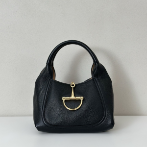 Gucci Small Softbit Top Handle Shoulder Bag Black Grained Calfskin Leather Gucci Small Softbit Top Handle Shoulder Bag Black Grained Calfskin Leather