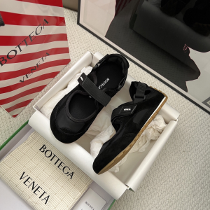 Bottega Veneta Orbit Flash Mary Jane Sneakers Shoes Black Suede and Nylon Bottega Veneta Orbit Flash Mary Jane Sneakers Shoes Black Suede and Nylon
