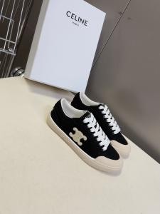 Celine Alan Triomphe Sneakers Shoes Black Canvas Celine Alan Triomphe Sneakers Shoes Black Canvas