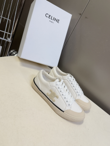 Celine Alan Triomphe Sneakers Shoes White Canvas Celine Alan Triomphe Sneakers Shoes White Canvas