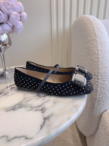 Ferragamo Vara Bow Buckle Mary Jane Ballet Flats Black Velvet Ferragamo Vara Bow Buckle Mary Jane Ballet Flats Black Velvet