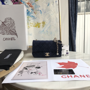Chanel Mini Velvet Flap Bag