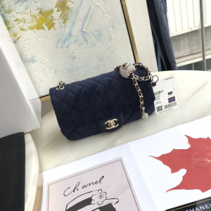 Luxury Womens Handbags Chanel Mini Velvet Flap Bag 20x13x7CM A118PP750 AA138863