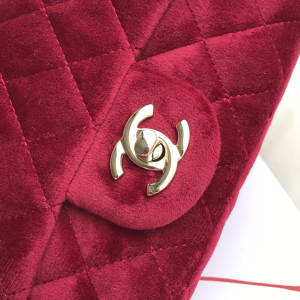 Luxury Womens Handbags Chanel Mini Velvet Flap Bag 20x13x7CM A118PP750 AA138864