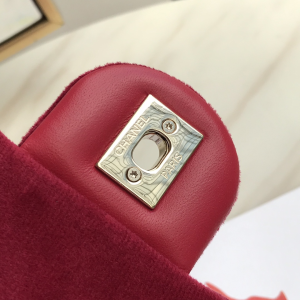 Luxury Womens Handbags Chanel Mini Velvet Flap Bag 20x13x7CM A118PP750 AA138864