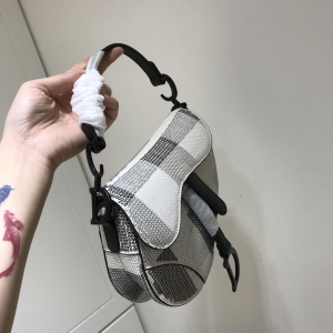 Luxury Womens Handbags Dior Mini Saddle Shoulder Bag 19CM A138PP850 AA138929